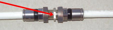 f type connector coaxial cable adapter